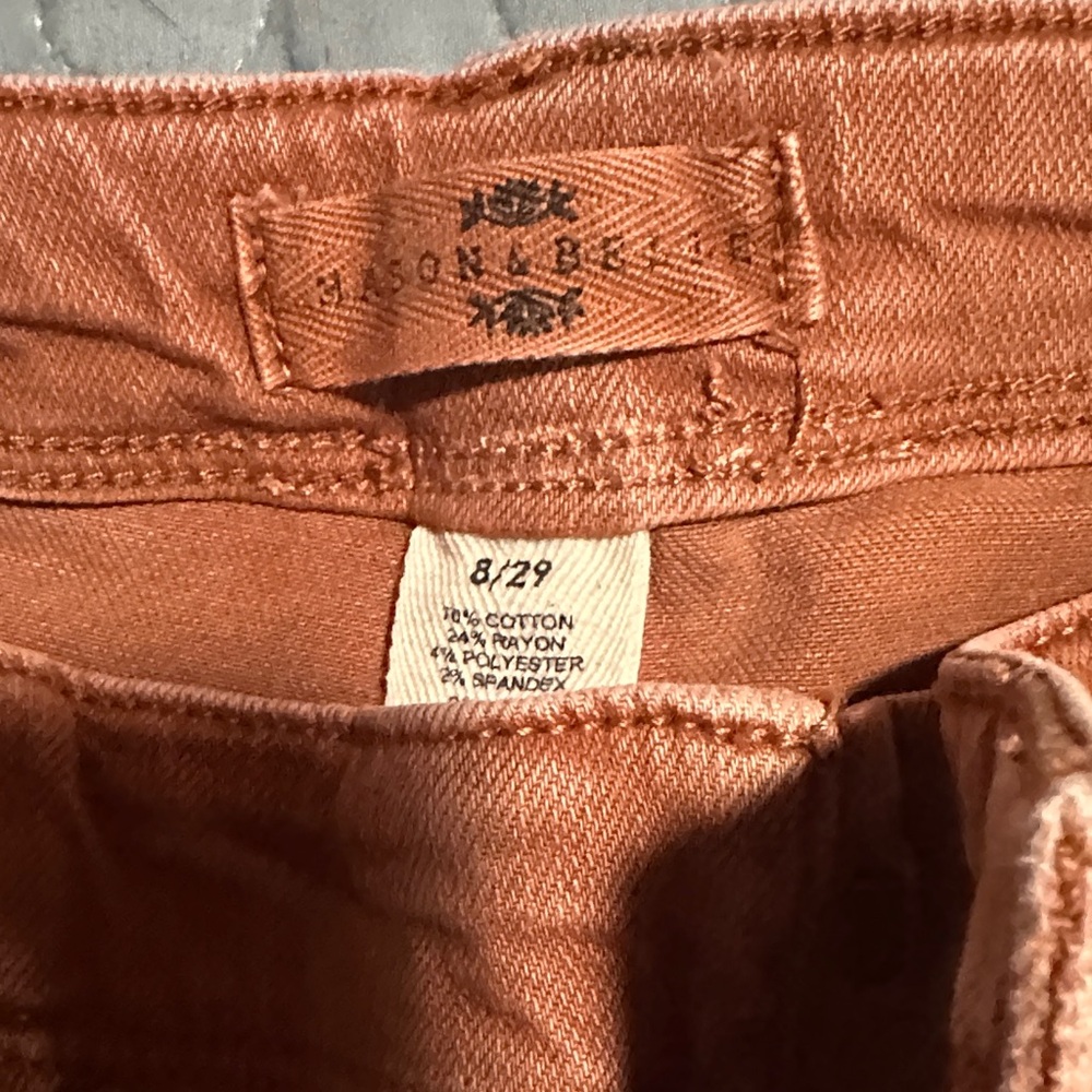 Women's Orange Jeans Mason $Bell Stich fix - Picture 6 of 6